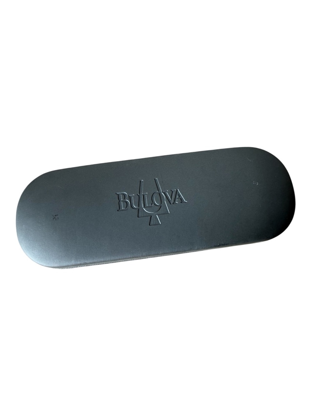 BULOVA Charcoal Grey Hard Clamshell Eyewear Case Sunglasses Eyeglasses